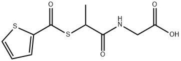 N-(1-Oxo-2-((2-thienylcarbonyl)thio)propyl)glycine(72324-18-6)